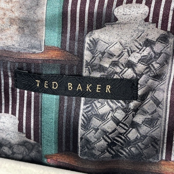 Ted Baker London Modern Fit Wool Waistcoat Endurance Vest Woven In Italy 46R - Picture 3 of 9